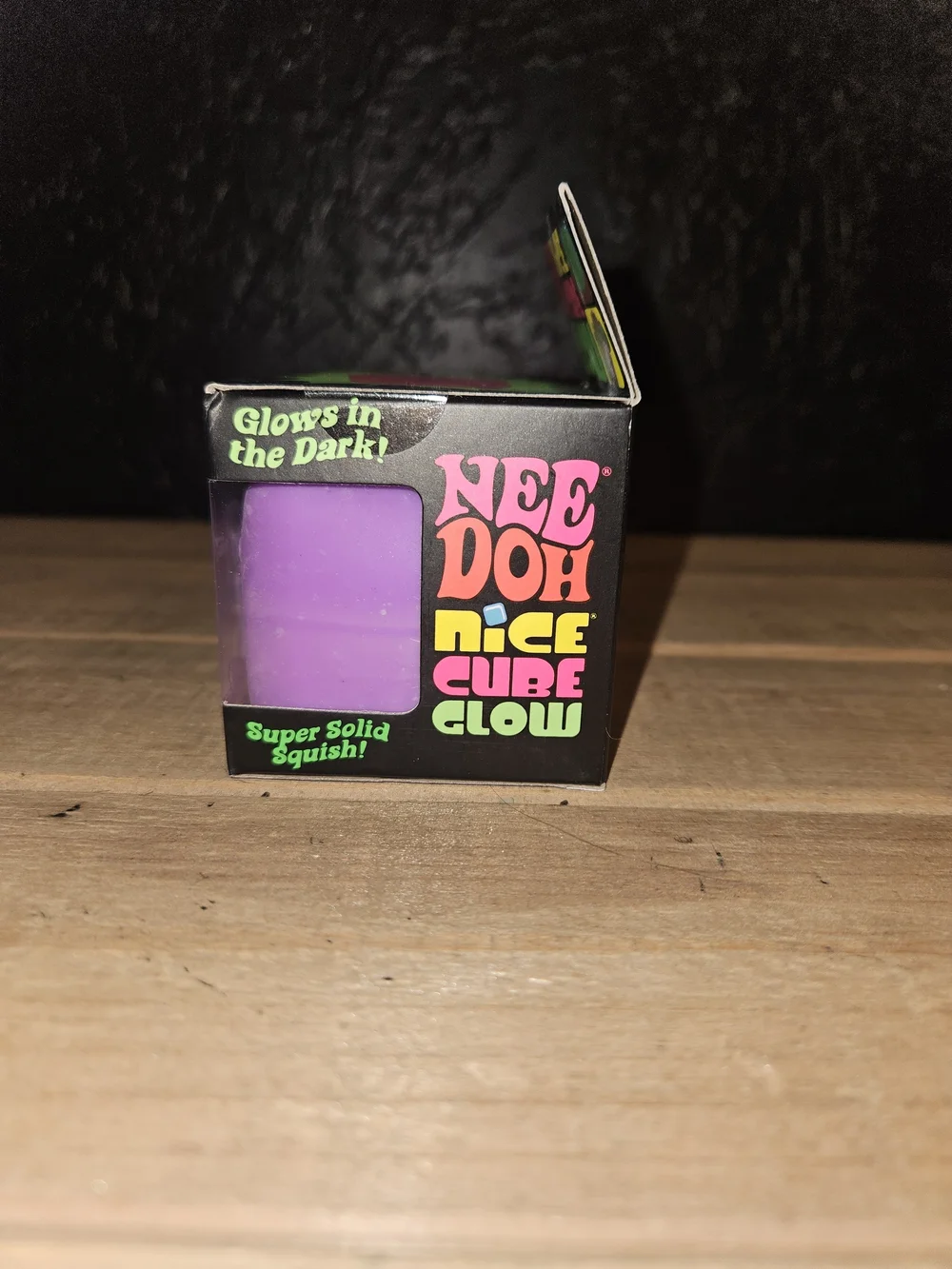 PURPLE Needoh Nice Cube Glow
